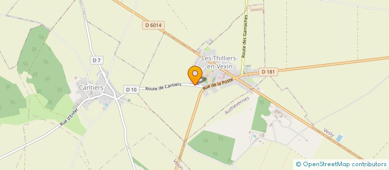 localisation de l'entreprise CASTOLE  LES THILLIERS-EN-VEXIN