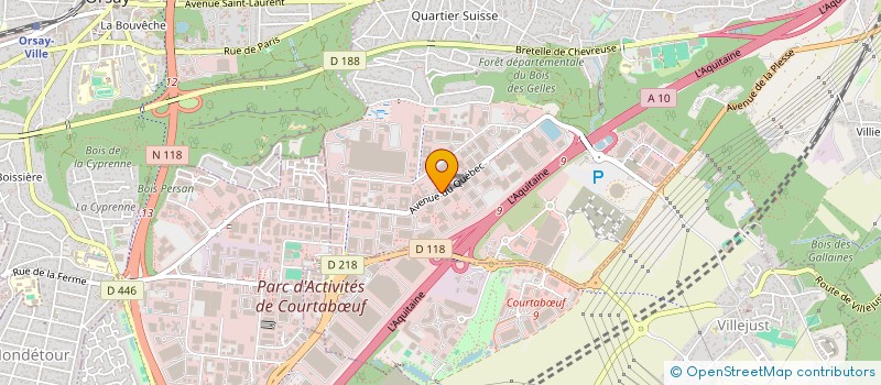 localisation de l'entreprise CASTOLIN EUTECTIC FRANCE à VILLEBON-SUR-YVETTE