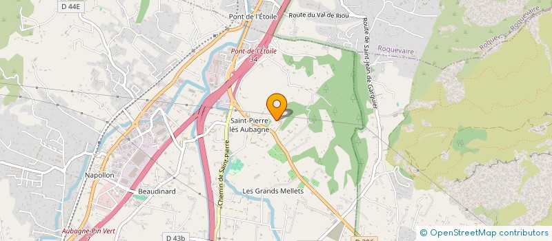localisation de l'entreprise CASTOM à AUBAGNE