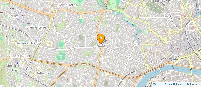 localisation de l'entreprise CASTOR à NANTES