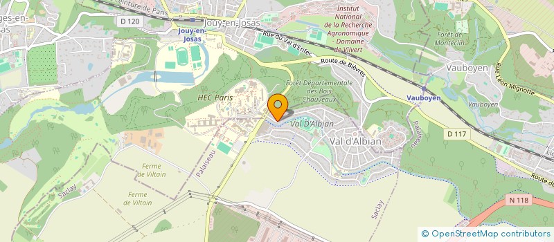 localisation de l'entreprise CASTOR  SACLAY