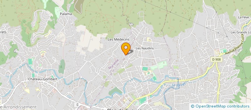 localisation de l'entreprise CASTOR à MARSEILLE