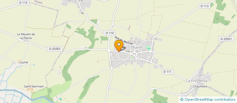 localisation de l'entreprise CASTOR  THAIRE