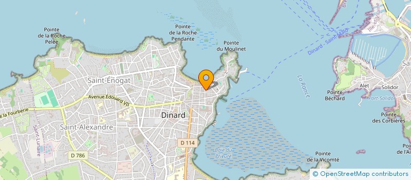 localisation de l'entreprise CASTOR BELLUX à DINARD