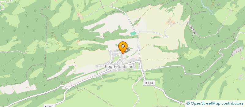 localisation de l'entreprise CASTOR BOIS 25  LES PLAINS-ET-GRANDS-ESSARTS