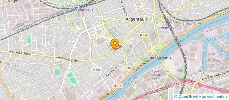 localisation de l'entreprise CASTOR DEPANNAGE  ARGENTEUIL