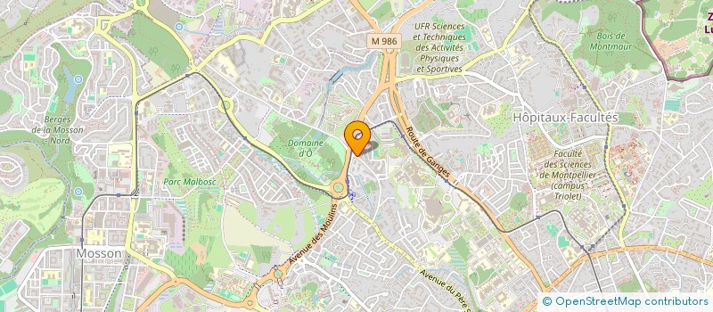 localisation de l'entreprise CASTOR IMMO  MONTPELLIER