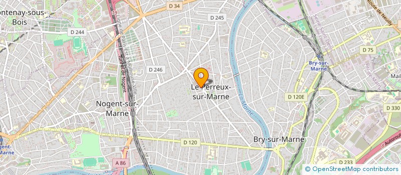 localisation de l'entreprise CASTOR IMMOBILIER à LE PERREUX-SUR-MARNE