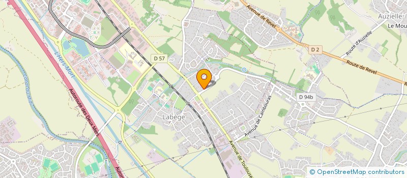 localisation de l'entreprise CASTOR LABEGE  LABEGE