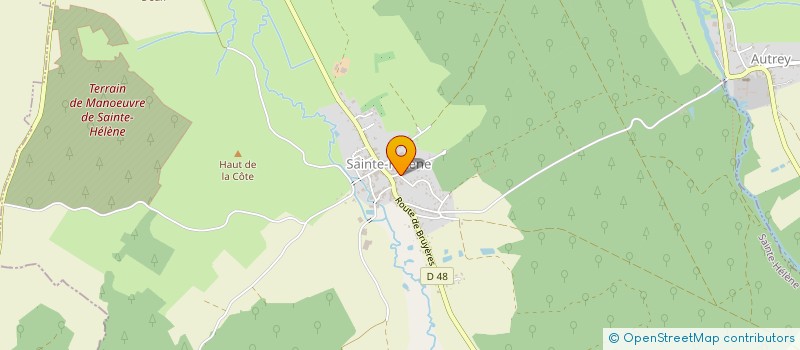 localisation de l'entreprise CASTOR & MARMOTTE  SAINTE-HELENE