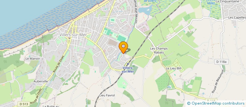 localisation de l'entreprise CASTOR MEDITATIF à VILLERS-SUR-MER