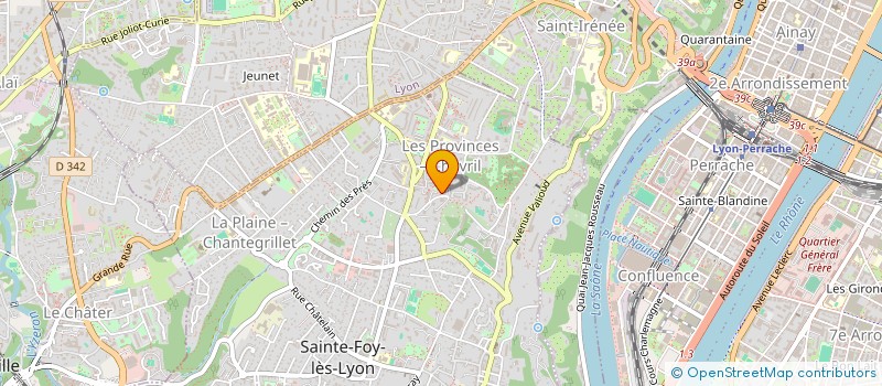 localisation de l'entreprise CASTOR PATRIMOINE AMBS  SAINTE-FOY-LES-LYON