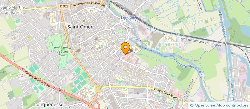 localisation de l'entreprise CASTOR T-T  LONGUENESSE