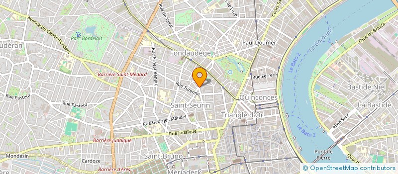 localisation de l'entreprise CASTORP  BORDEAUX