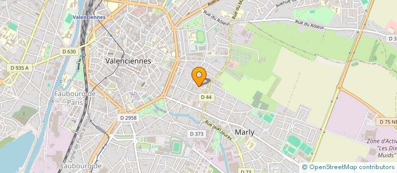 localisation de l'entreprise CASTORS  VALENCIENNES