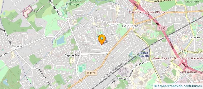 localisation de l'entreprise CASTORS ANIMATIONS LOISIRS à PESSAC