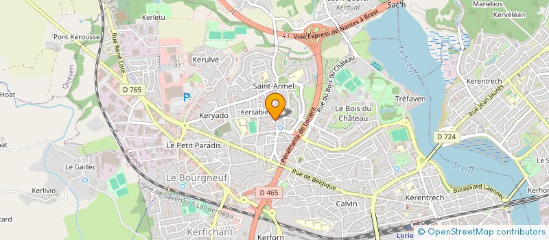 localisation de l'entreprise CASTORS & CO  LORIENT