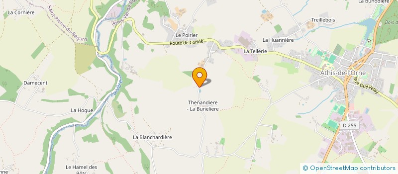 localisation de l'entreprise CASTORS NORMANDS  ATHIS-VAL DE ROUVRE