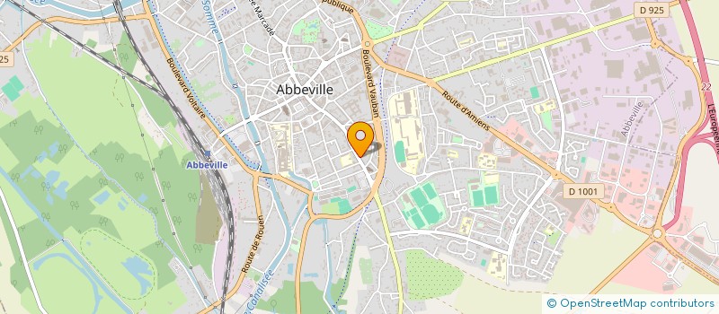 localisation de l'entreprise CASTOUPE à ABBEVILLE