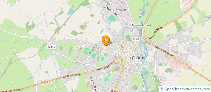 localisation de l'entreprise CASTRAJUVE à LA CHATRE