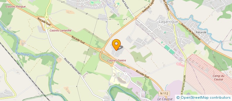 localisation de l'entreprise CASTRES ENERGIE SERVICES (C.E.S) à CASTRES