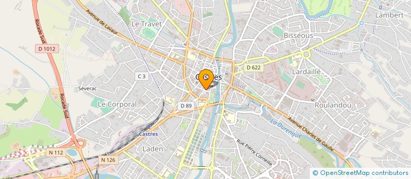 localisation de l'entreprise CASTRES FRAIS  CASTRES