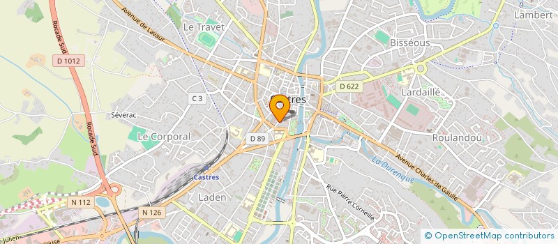 localisation de l'entreprise CASTRES LOISIRS EDUCATIFS à CASTRES