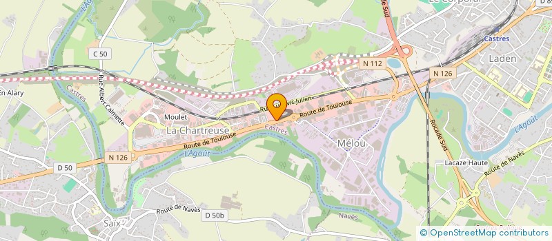 localisation de l'entreprise CASTRES PARE-BRISE  CASTRES