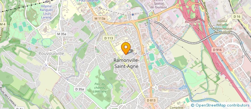 localisation de l'entreprise CASTRES STOCKAGE à RAMONVILLE-SAINT-AGNE
