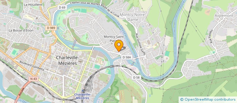 localisation de l'entreprise CASTRICE à CHARLEVILLE-MEZIERES