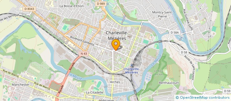 localisation de l'entreprise CASTRICE BREADS à CHARLEVILLE-MEZIERES