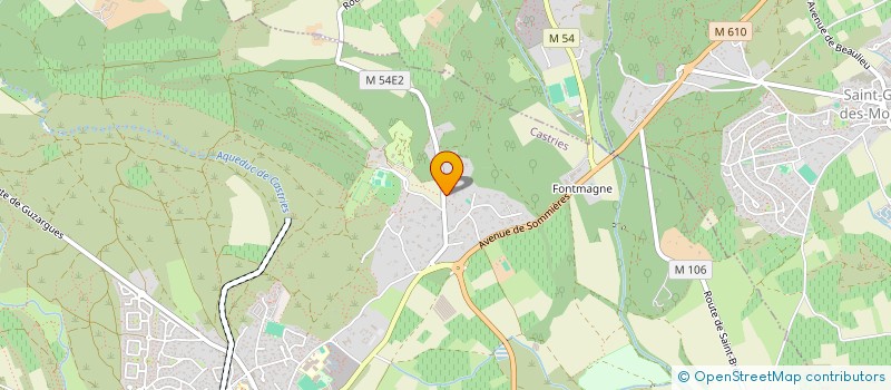 localisation de l'entreprise CASTRIES EQUESTRE  CASTRIES