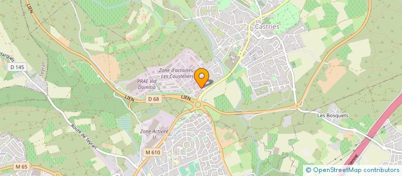 localisation de l'entreprise CASTRIES MENUISERIES  CASTRIES