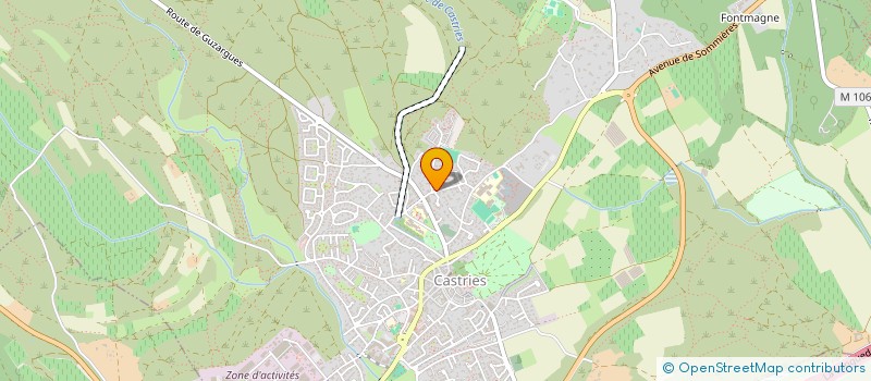 localisation de l'entreprise CASTRIES TENNIS DE TABLE  CASTRIES