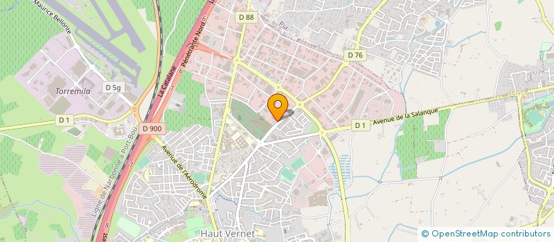 localisation de l'entreprise CASTRO ALU  PERPIGNAN