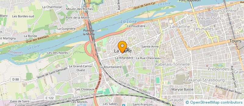 localisation de l'entreprise CASTRO ET FILS  LA RICHE