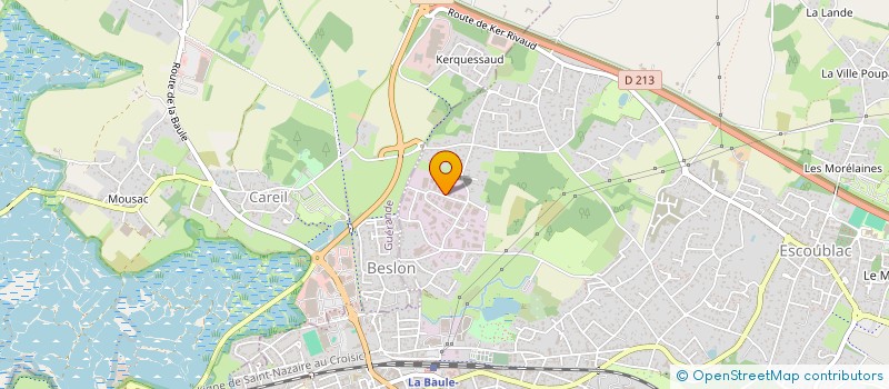 localisation de l'entreprise CASTRO FERNANDES CONSTRUCTIONS à LA BAULE-ESCOUBLAC