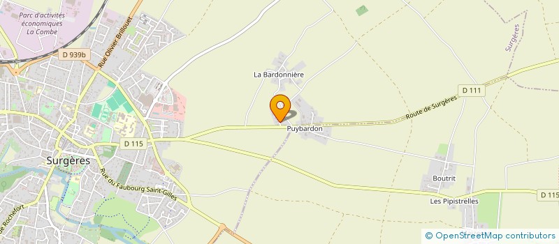 localisation de l'entreprise CASTRO N'ECO  SURGERES