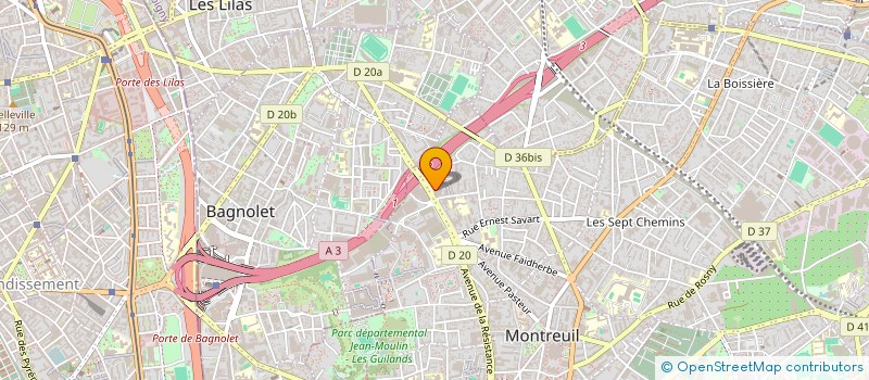localisation de l'entreprise CASTTING à MONTREUIL