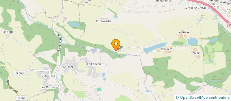 localisation de l'entreprise CASU  LA CHAPELLE-DE-LA-TOUR