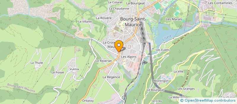 localisation de l'entreprise CASUALPIXEL  BOURG-SAINT-MAURICE