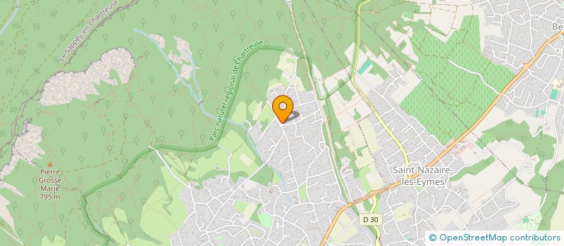 localisation de l'entreprise CASUDAL à SAINT-ISMIER