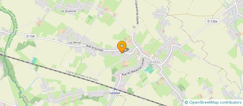 localisation de l'entreprise CASULA  LANDAS