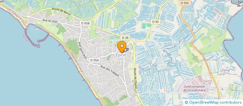 localisation de l'entreprise CASYF  L'EPINE