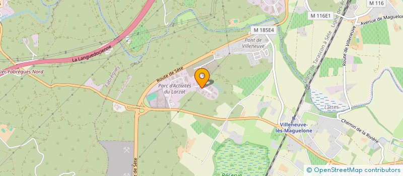 localisation de l'entreprise CASYL  VILLENEUVE-LES-MAGUELONE