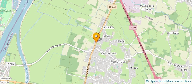 localisation de l'entreprise CAT  REPLONGES