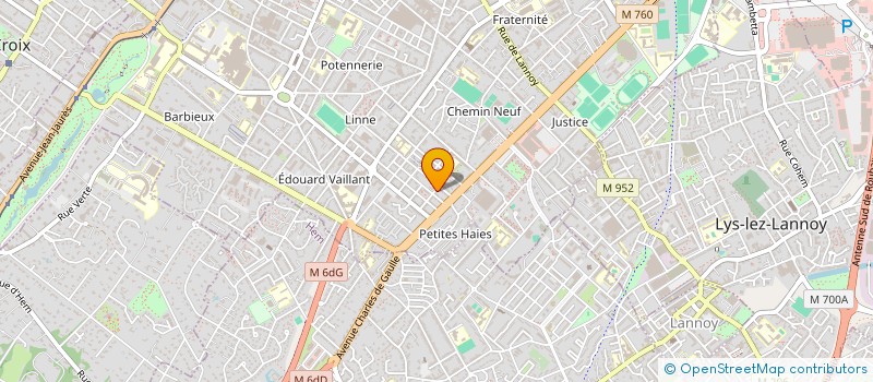 localisation de l'entreprise CAT'ANIM  ROUBAIX