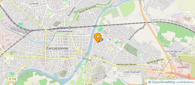 localisation de l'entreprise CAT'ART  CARCASSONNE