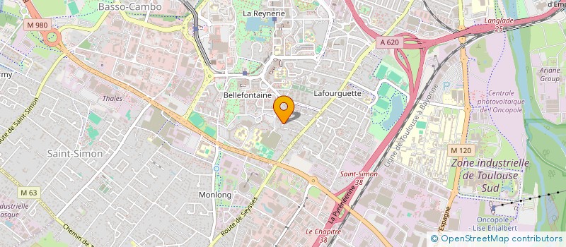 localisation de l'entreprise CAT-ART-ACTE  TOULOUSE