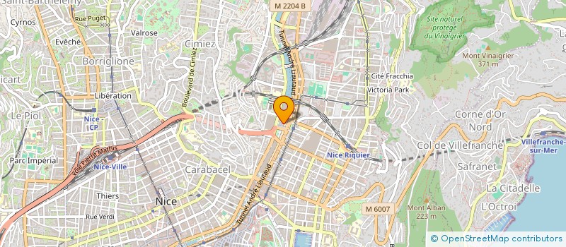 localisation de l'entreprise CAT CAPITAL  NICE